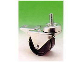 BELTÉRI BÚTORGÖRGŐ 032/N  FÉKEZŐS MENETES CSAPOS 50mm  60kg FEKETE