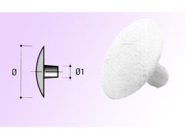 ÖSSZEHÚZÓ CV01 TAKARÓSAPKA ÁTM:12mm FEHÉR