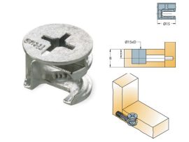 ÖSSZEHÚZÓ CAM2000 EXCENTERHÁZ 15x10,4 mm FÉM