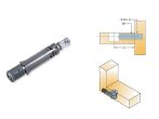 ÖSSZEHÚZÓ EXCENTERSZÁR GYORSSZERELŐS 8x34mm FÉM