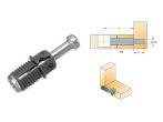 ÖSSZEHÚZÓ EXCENTERSZÁR GYORSSZERELŐS 8x34mm FÉM