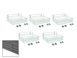 BELSŐ FÉMRÁCS CEM60CM50M VGF KOSÁRKÉSZLET ANTRACIT