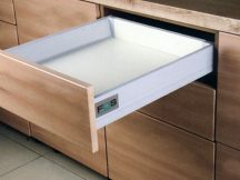   FDS DUPLAFALÚ FÉM FIÓKOLDAL FDS-DF PO-S A PUSH OPEN SZINKR 350mm, 40kg SZÜRKE