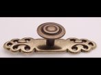 BÚTORFOGANTYÚ T231-92 GOMB ANTIKOLT BRONZ