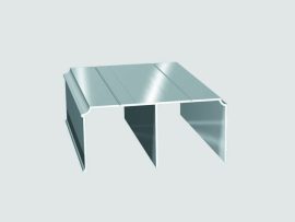 TOLÓAJTÓ BÚTORLAPHOZ CLEFT 2 FELSŐ SÍN 4M ALUMÍNIUM