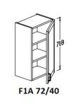 Felső egyajtós 72/40-es elem