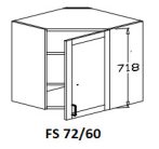 Felső sarokelem 72/60-as elem