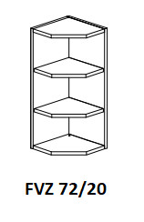 Felső végzáró 72/20-as elem