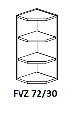 Felső végzáró 72/30-as elem