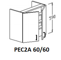 Felső páraelszívós elem 60/60-as elem